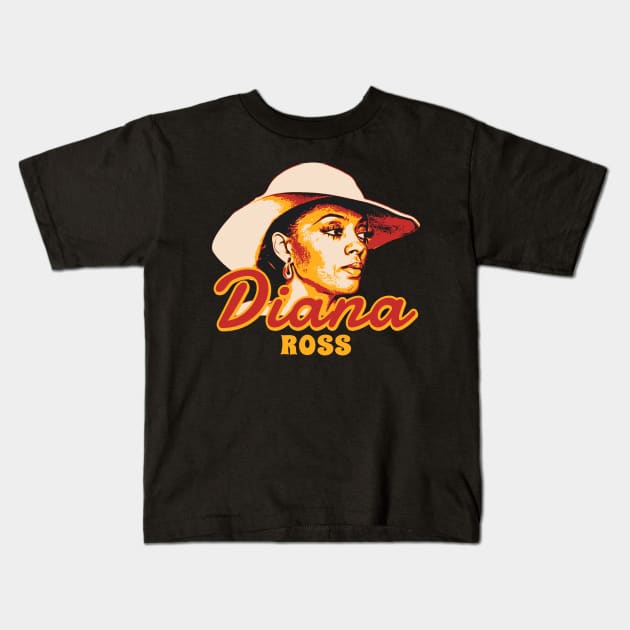 ross vintage retro diana Kids T-Shirt by LAKOSH